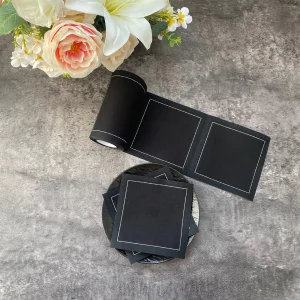 black color cloth napkin sustainable choice for your table