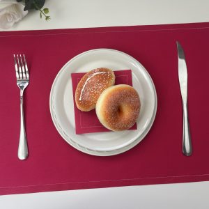 disposable folding cloth placemats for special celebration