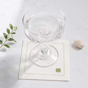 customized logo 11.5 * 11.5cm pure cotton coaster